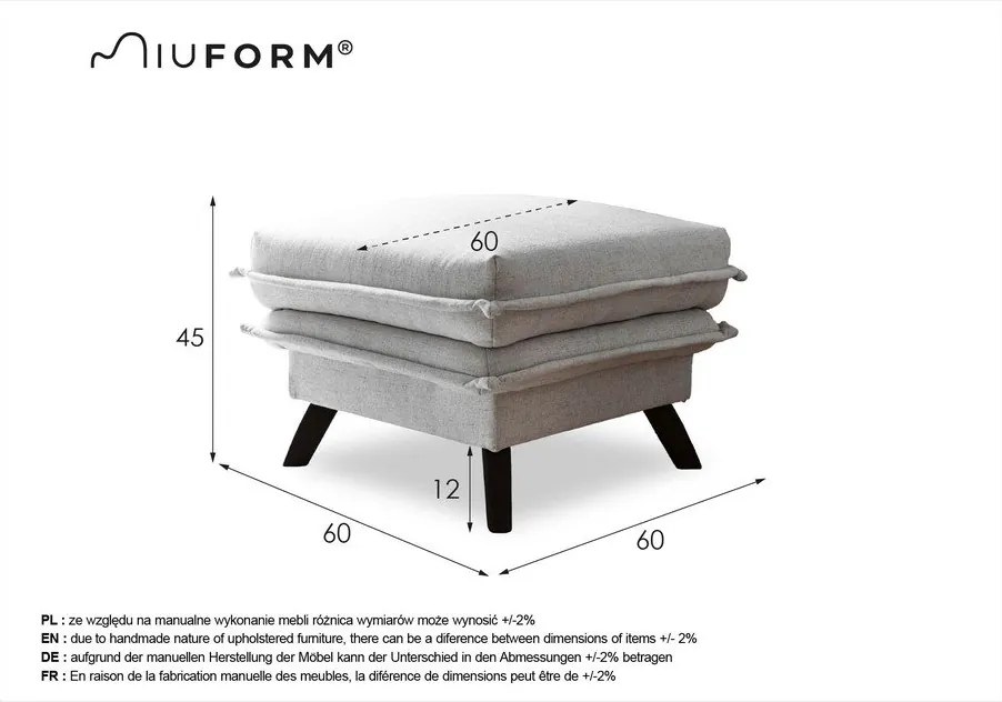 Charming Charlie világosbézs lábtartó - Miuform