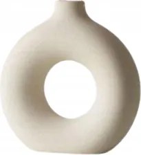 Shein Minimalista Váza Bézs Kerek Fülbevaló