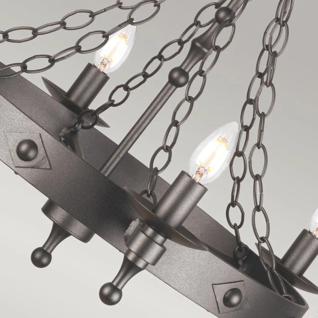 Elstead Lighting WARWICK WR6-GRAPHITE Csillár 6x60W/E14
