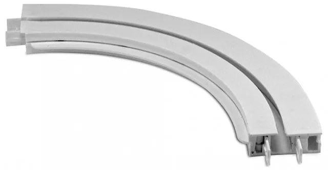 Mennyezeti sínes karnis 90 fokos ív egysoros