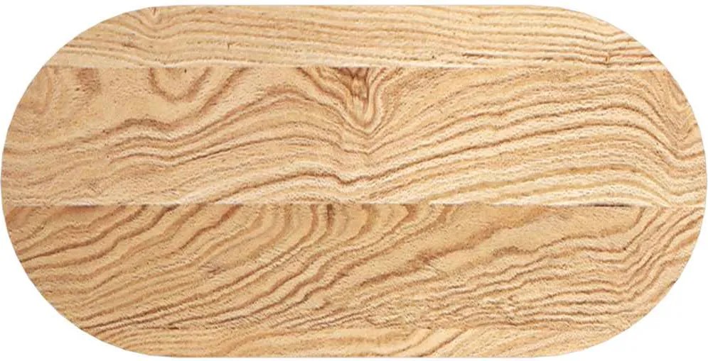 vidaXL tömör akácfa ovális alakú asztallap 80 x 40 x 4 cm