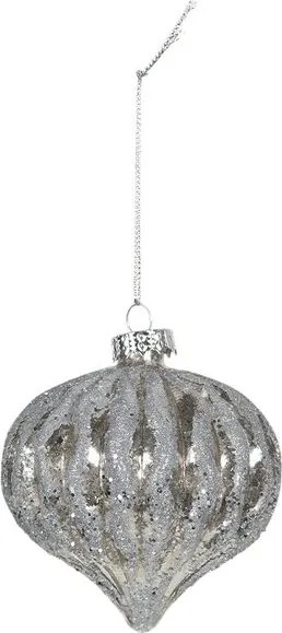 Karácsonyi dísz ezüst csepp patinával, Clayre &amp; Eef