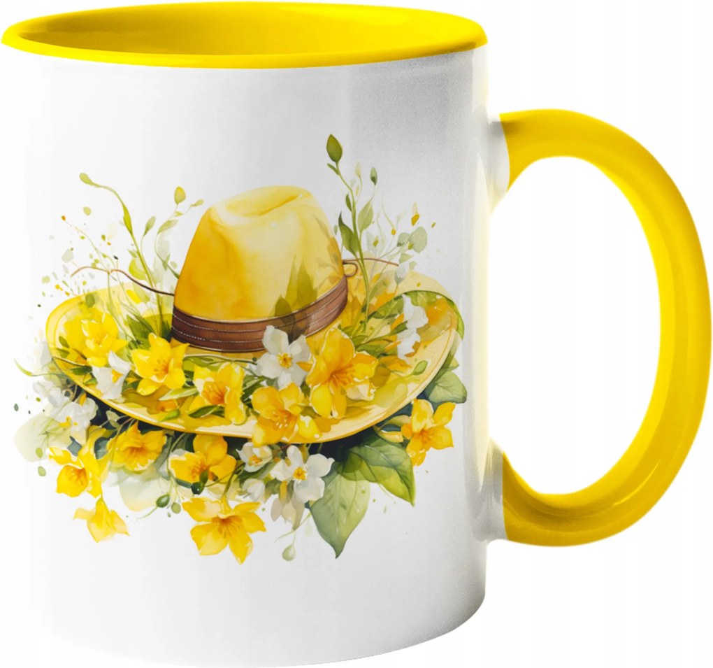 Virágmintás Bögre Kertész Ajándék 330ml Csomagolás