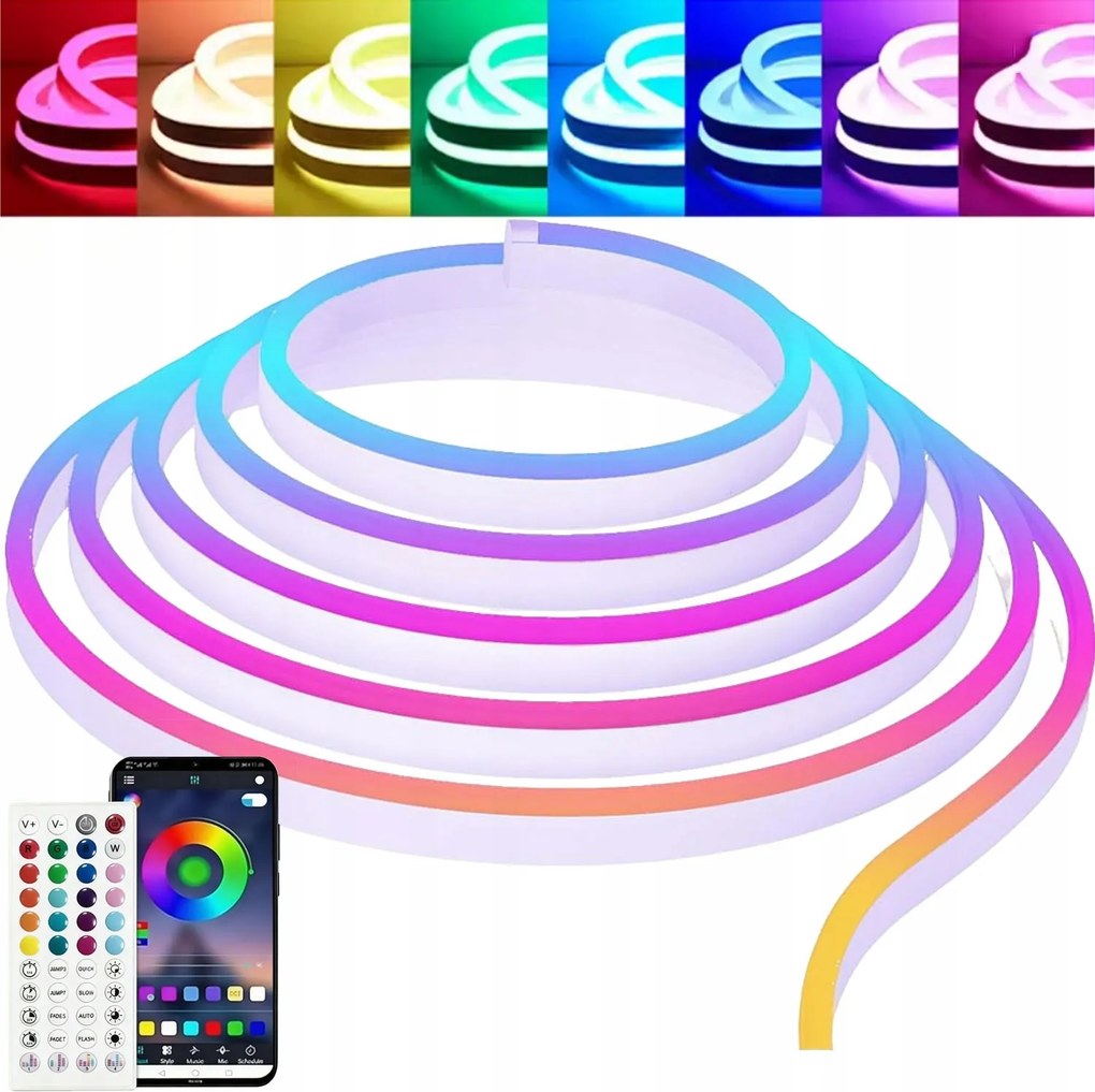 Rgb Led szalag 6m távirányítóhoz Ledy alkalmazások TV-hez Világítás Led szalag