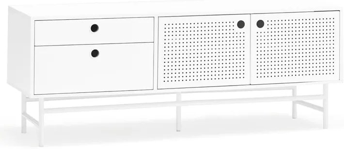 Fehér TV-állvány 140x52 cm Punto - Teulat