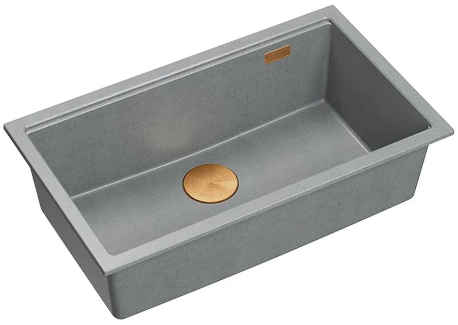 gránit mosogató Logan 110 Grey Metallic