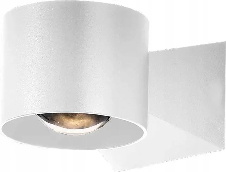 Kültéri kerti fali lámpa Led felső alsó fehér kerek 3000K V-tac