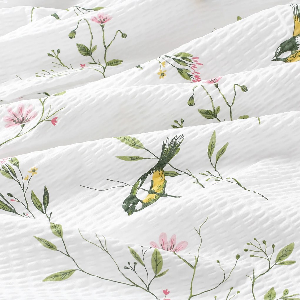 Goldea krepp párnahuzat - élet a természetben 50 x 50 cm