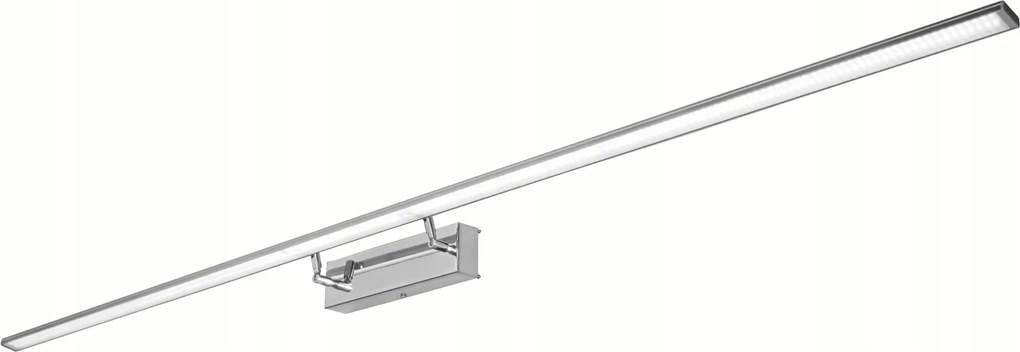 Fürdőszobai Fali Lámpa Kapcsolóval A Tükör Felett Led Szekrény Felett Ezüst 100cm