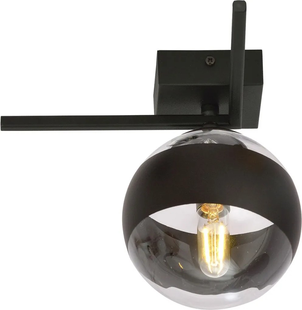 EMIBIG 1132-1G IMAGO Modern Mennyezeti Lámpa Fekete, Átlátszó E14 IP20