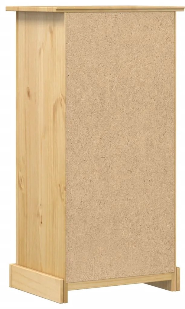 Corona tömör fenyőfa éjjeliszekrény 53x39x103 cm