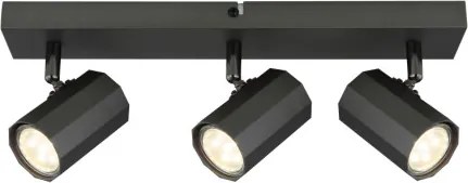 Globo 57918-3 Spotlámpa fém szürke matt, alumínium szürke matt, HxSzxM: 390x60x145mm, 3x GU10 25W 230V izzók nélkül