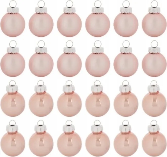 Üveg karácsonyfadíszek