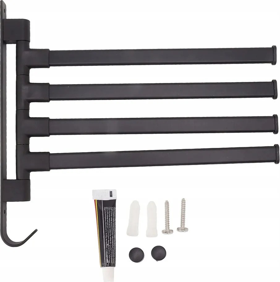 Fürdőszobai Törölközőtartó Akasztó Fali Tartó Fém Fürdőszoba