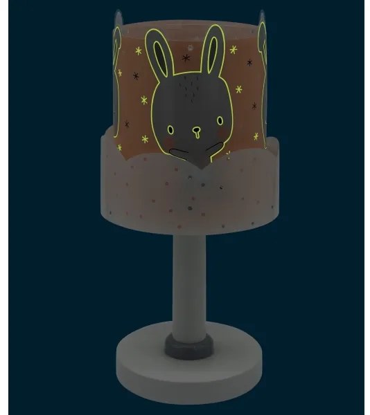 Dalber 61151S - Gyermeklámpa BUNNY 1xE14/40W/230V narancssárga