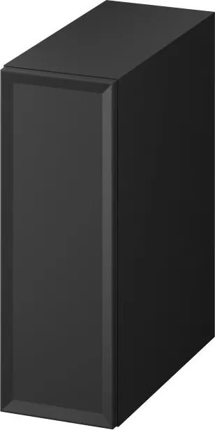 Cersanit S1022-007 - Falra szerelhető fürdőszobai szekrény MILLE 20x45 cm matt fekete