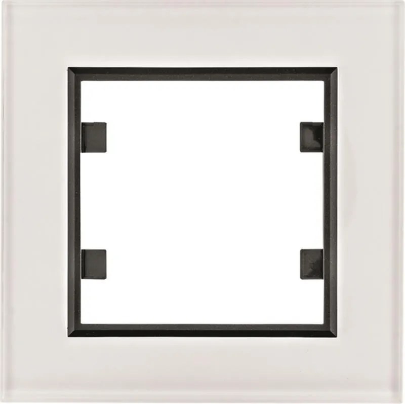 Hager Lumina Passion fehér üveg keret 1