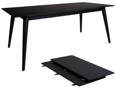 House Nordic - Copenhagen Hosszabbítható Étkezőasztal, 195/285 cm, fekete
