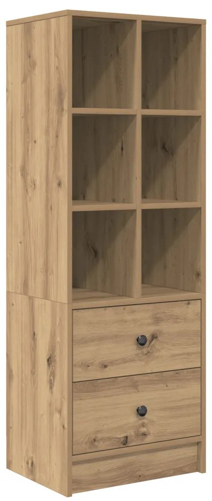 Íróasztal Tárolóval Artisan tölgy Forgácslap