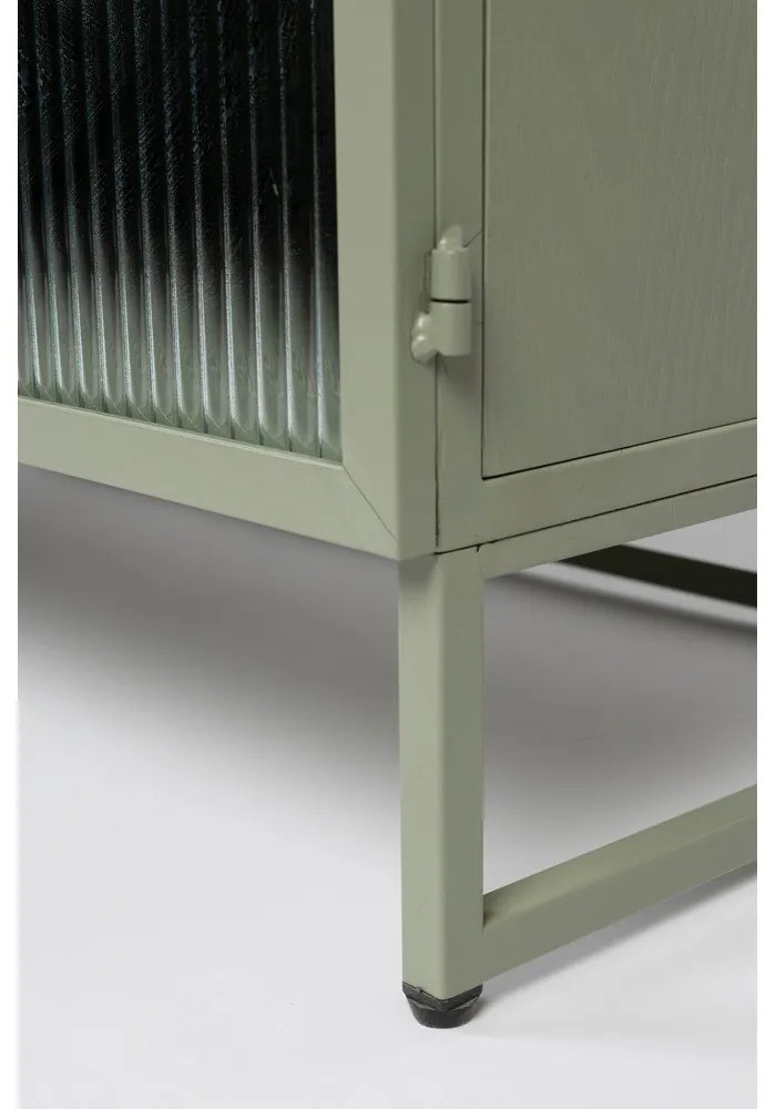 Zöld tálalószekrény 80x58 cm Herbe – White Label