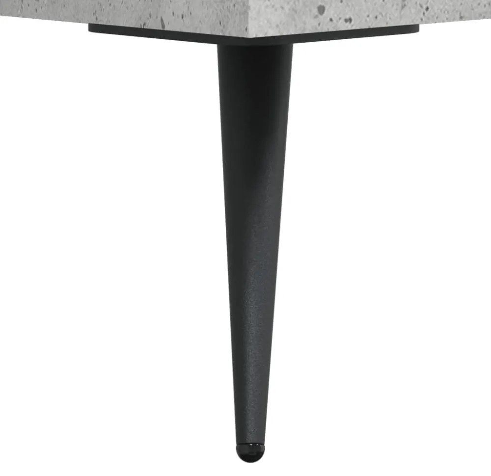 betonszürke szerelt fa TV-szekrény 102 x 36 x 50 cm