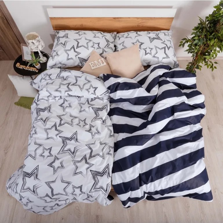 EMI Maxim pamut ágyneműhuzat, A standard egyszemélyes ágy szett tartalma: 1x 140x200 + 1x 70x90