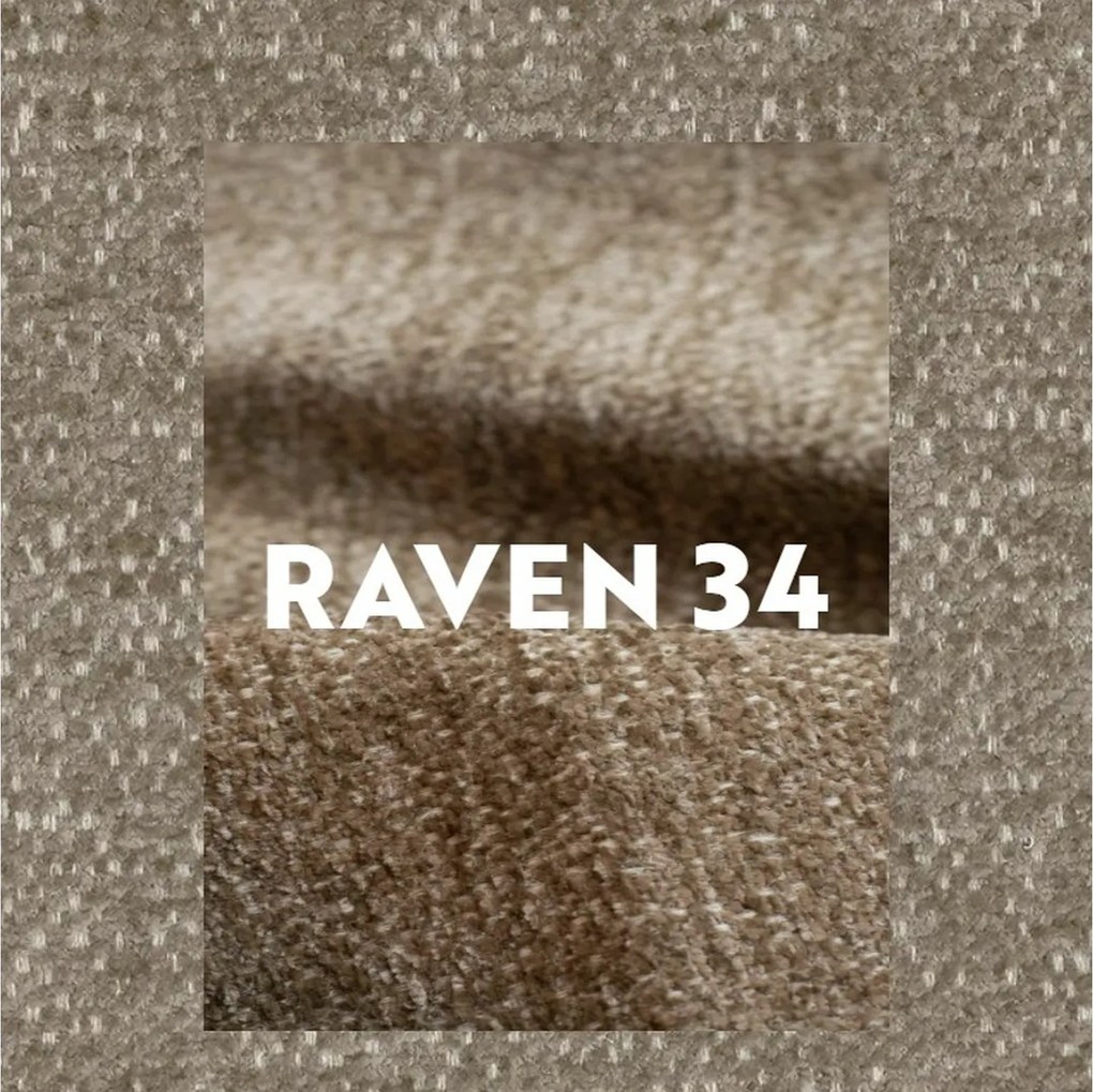 Étkezőszék LAGOS D RAVEN, dió/sötét bézs