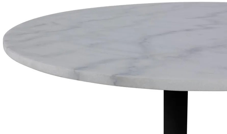 Tarifa márvány étkezőasztal 110 cm fehér-fekete