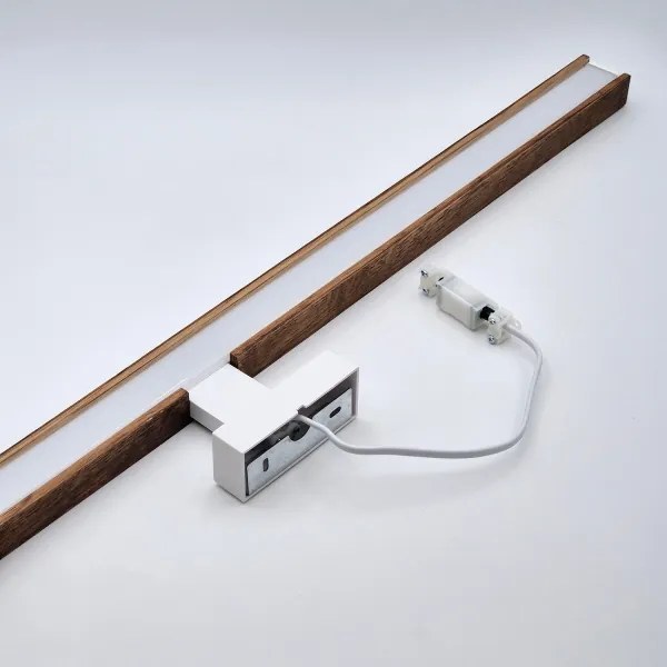 Brilagi-LED Fürdőszobai tükörmegvilágítás WOODY MIRROR LED/15W/230V IP44 tölgy/fehér