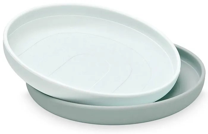 Kék szilikon gyerek tányér készlet 2 db-os ø 18,5 cm Petroleum – Cam Cam Copenhagen