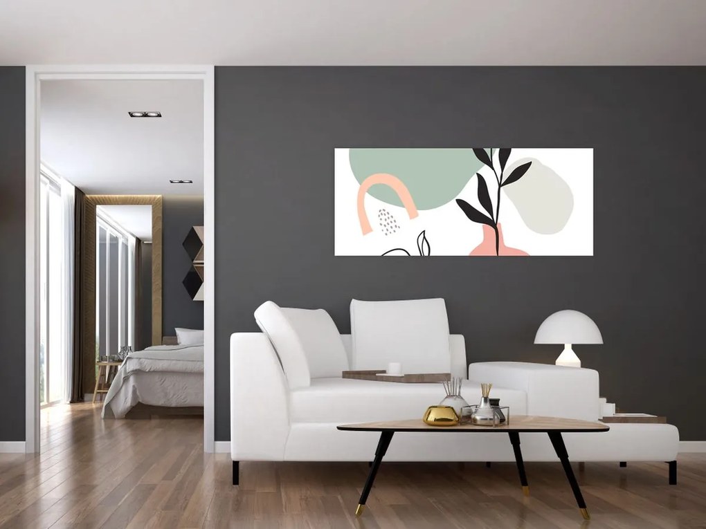 Kép - Virágok vázában N⁰3 (120x50 cm)