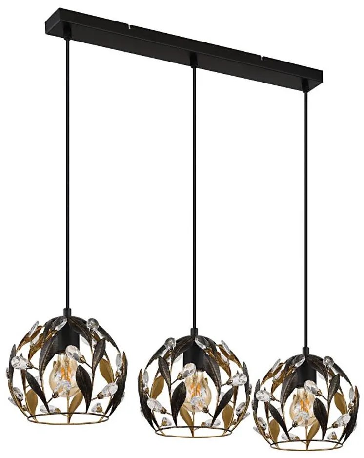 Globo 15759-3H - MIKA függőlámpa kábellel 3xE27/40W/230V