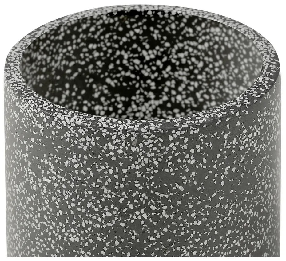 Terrazzo 2 db sötétszürke virágcserép, ø 26 cm - Bonami Selection