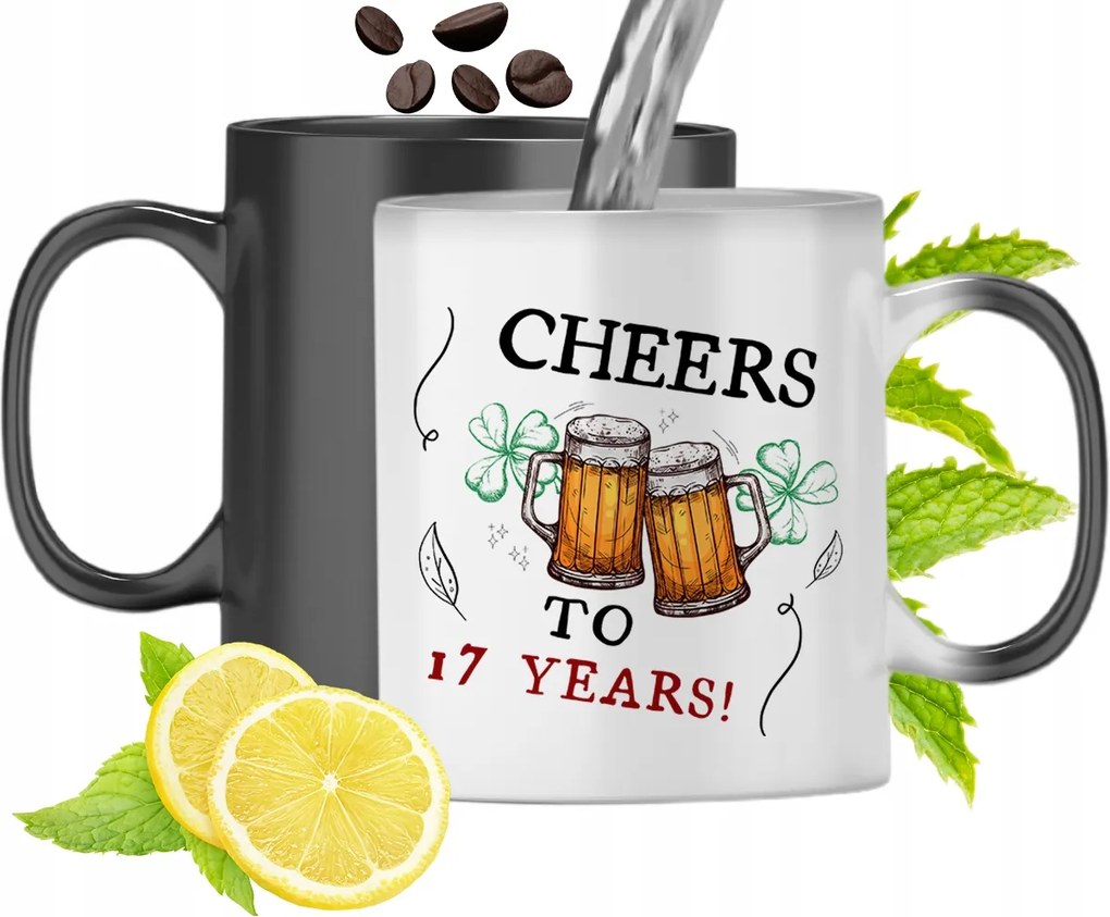 Varázslatos Bögre Születésnapra 17. Színváltós, fényképes nyomattal