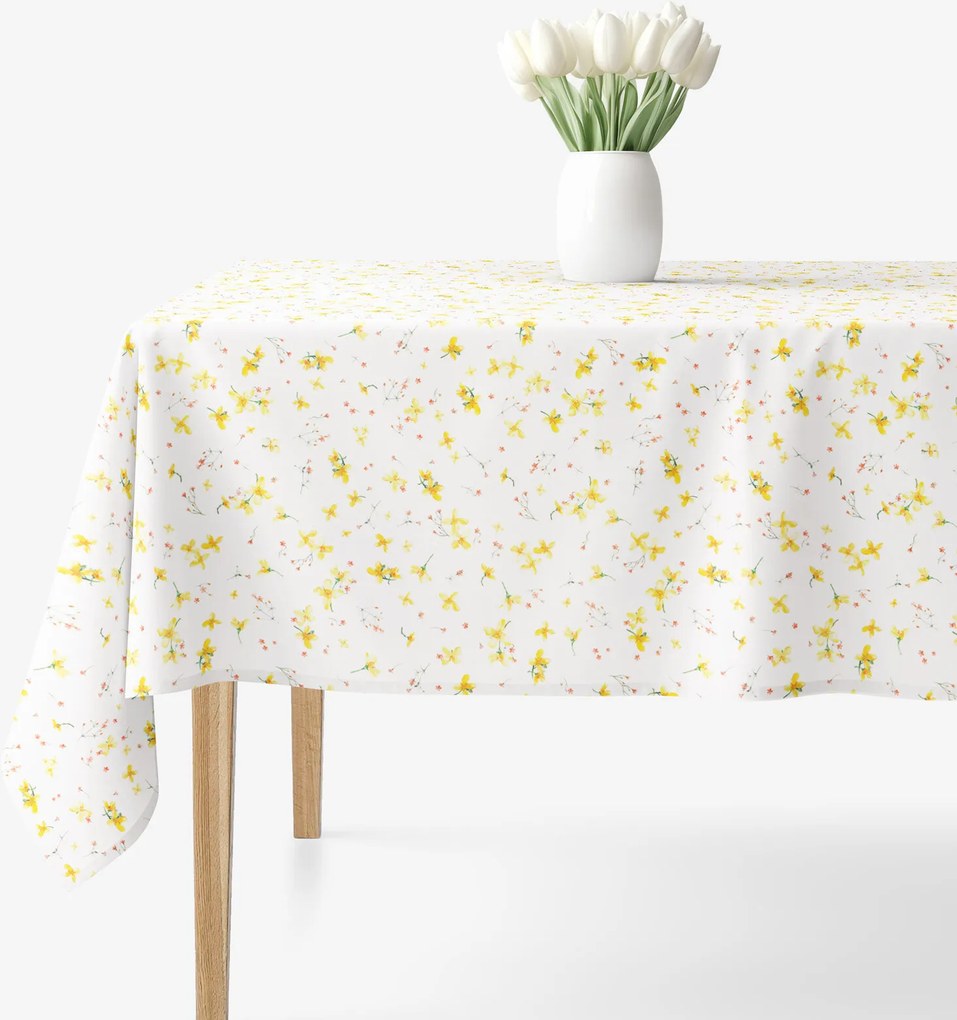 Goldea szögletes terítő valencia - nárciszok 100 x 140 cm