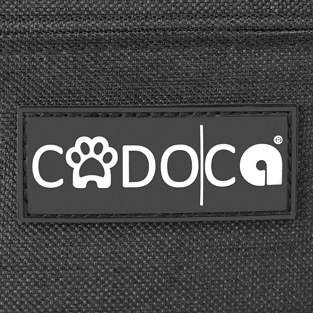 Cadoca® Hátizsák állatoknak 41x30x31cm - fekete