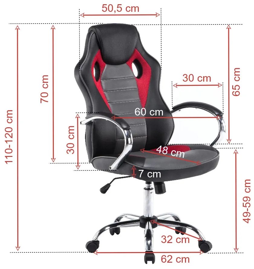 Genesis gamer irodai forgószék