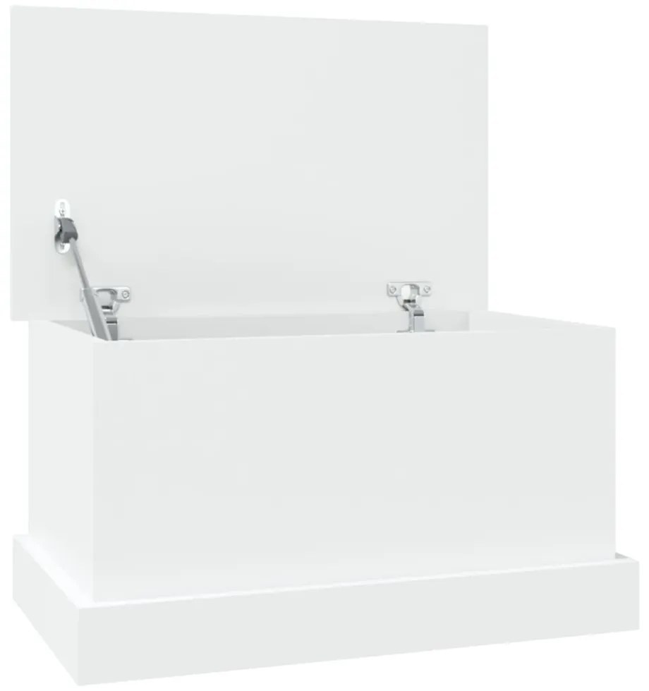 fehér, rétegelt fa tárolódoboz 50 x 30 x 28 cm