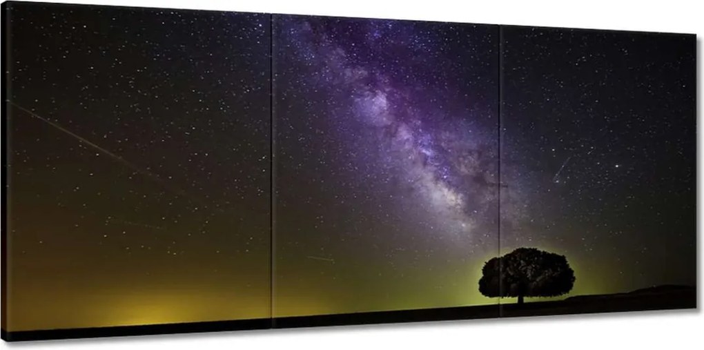 Vászonkép 150x70 Csillagos éj