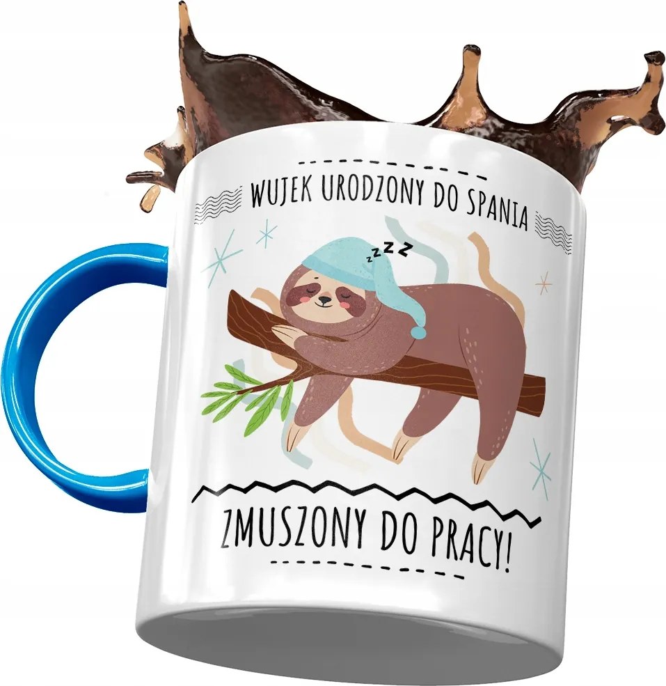 Kék bögre Bácsi bácsinak Ajándék fényképes nyomtatással