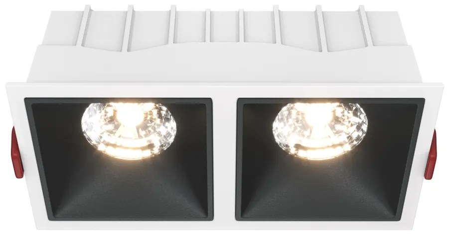 DL043-02-15W3K-D-SQ-WB Alfa LED Alumínium Süllyesztett Lámpa Fehér Színű LED 30 W 3000 Kelvin 2100 Lumen IP20