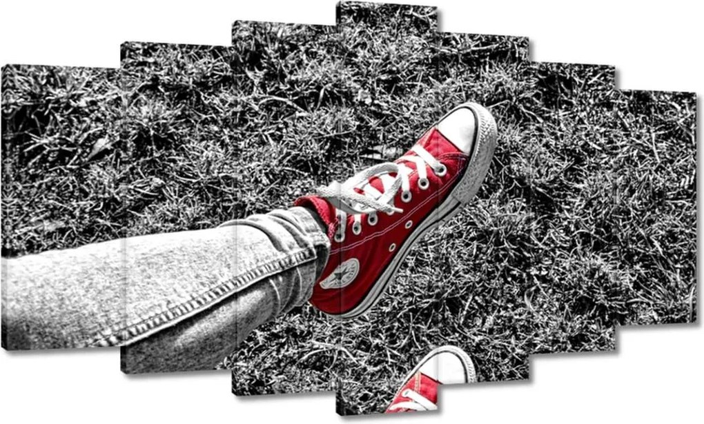 Képek 140x80 Piros tornacipő Cipők