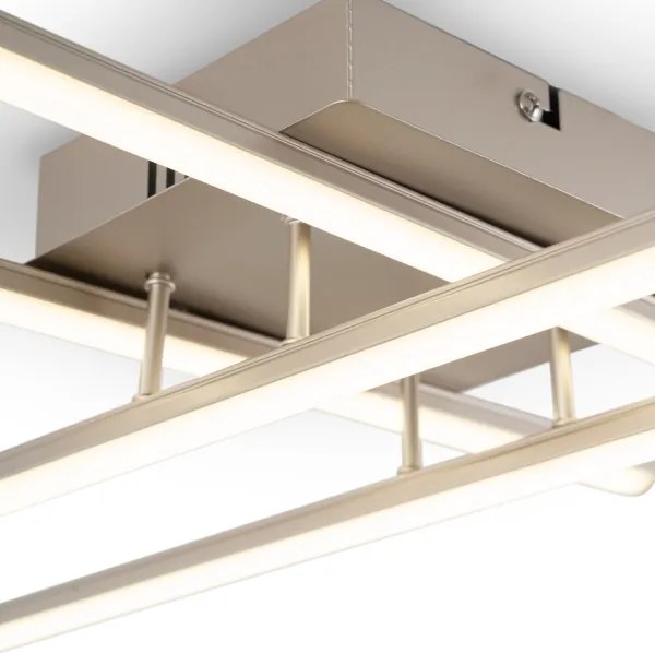 Brilagi - LED mennyezeti lámpa STRIPES LED/37W/230V ezüstszínű