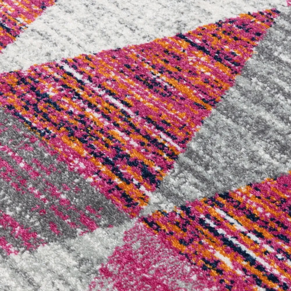 Piros szőnyeg 80x150 cm Muse Harlequin Pink – Asiatic Carpets