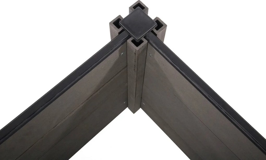 Emelt virágágyás G21 Crop 183 x 68 x 54, WPC, Eben, 54 cm