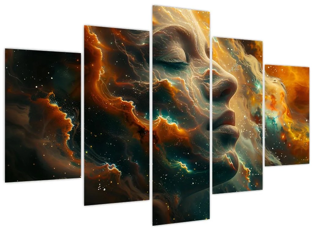 Kép - Arc az űrben (150x105 cm)