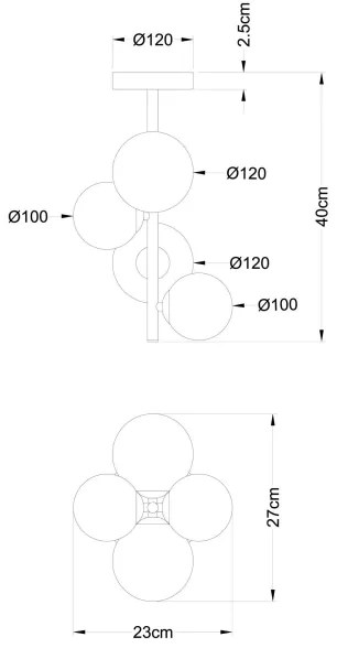 Globo 56140-4D - LED Csillár rúdon RIHA 4xG9/3W/230V króm