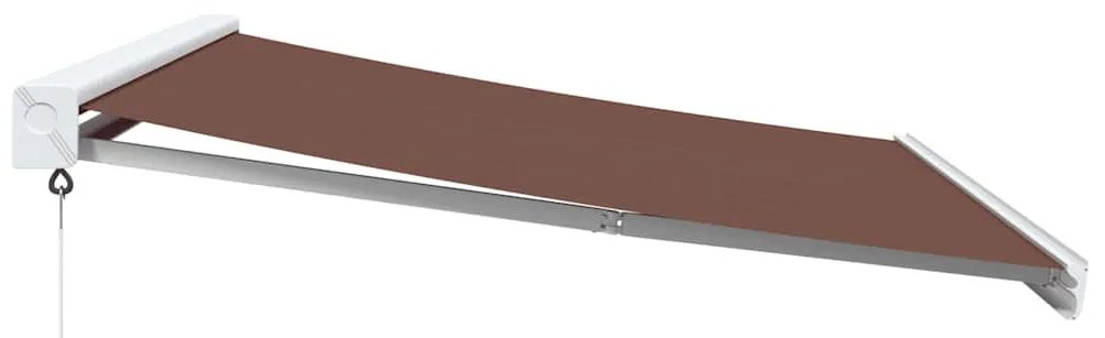 barna kézzel kihúzható napellenző 300 x 250 cm
