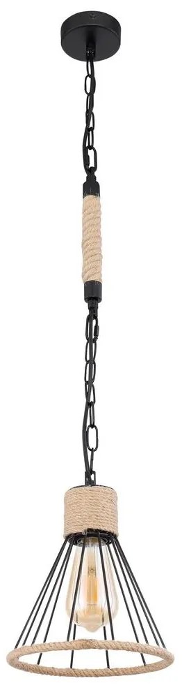 Globo 15676H - Csillár láncon HALIA 1xE27/60W/230V