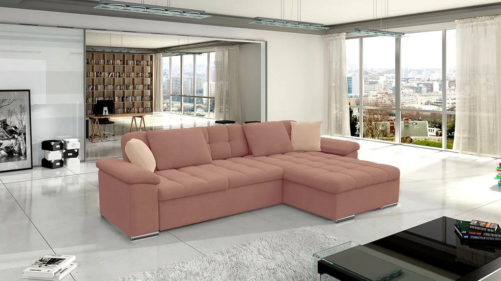 Sarok ülőgarnitúra Dante (J) (öko-bőr Soft 066 + Lawa 02). 1058082